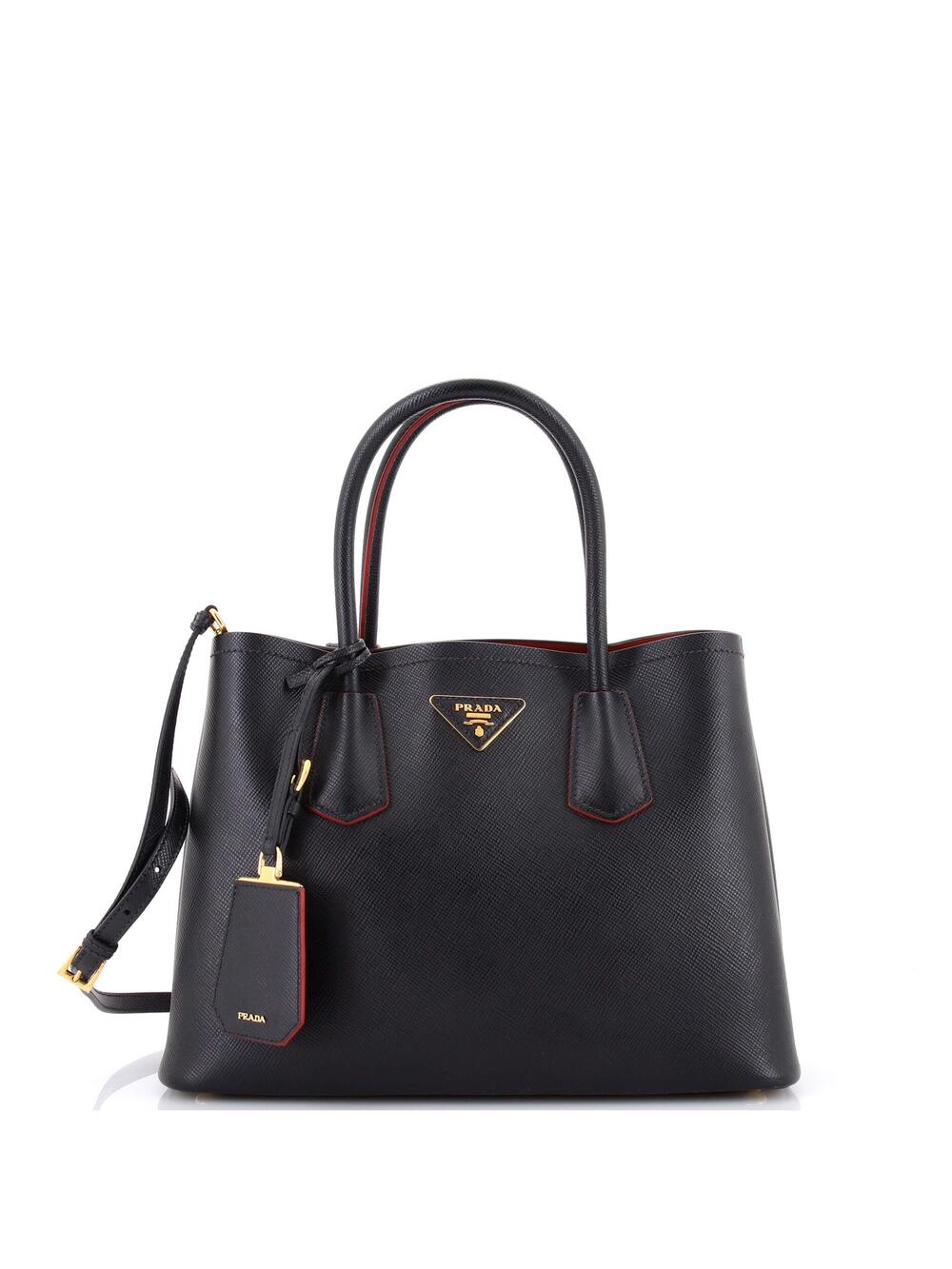 Prada Cuir Double Tote Saffiano Leather #374870P16B